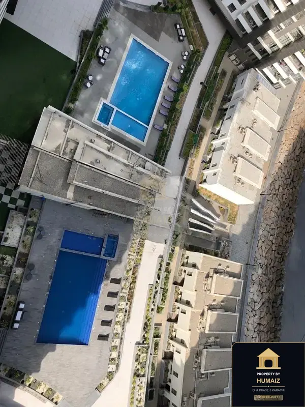 4-Bedroom Luxury Apartment (Private Pool, 5 Bath, Suite 5) at Tower A For Sale in DHA Phase 8 Karachi — Photograph 3