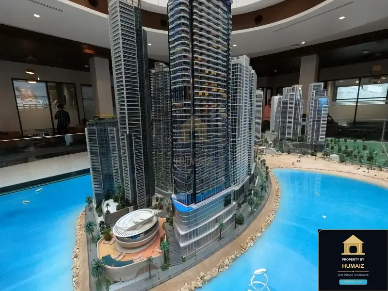 1-Bedroom Luxury Apartment (Private Pool, 2 Bath, Suite 55) at HMR Waterfront For Sale in DHA Phase 8 Karachi — Photograph 43