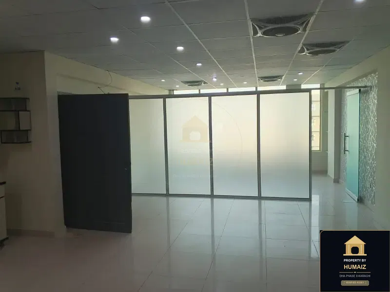 111 Sq. Yd. Corporate Office Space (1 Bath, Unit 6) on Al-Murtaza Commercial For Rent in DHA Phase 8 Karachi — Property by Humaiz Architectural Asset