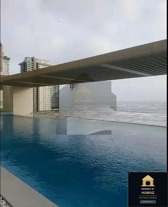 3-Bedroom Luxury Apartment (Private Pool, 5 Bath, Suite 28) at The Views For Rent in DHA Phase 8 Karachi — Property by Humaiz Architectural Asset