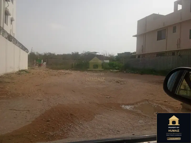 500 Sq. Yd. Residential Plot (West Open, Parcel 100) in DHA Phase 8 For Sale in DHA Phase 8 Karachi — Property by Humaiz Architectural Asset