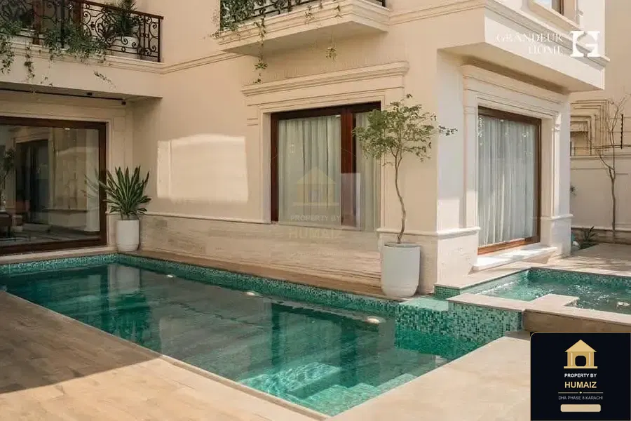 1,000 Sq. Yd. 6-Bedroom Luxury Villa (Private Pool, 6 Bath, Residence 21) in DHA Phase 8 For Sale in DHA Phase 8 Karachi — Photograph 3