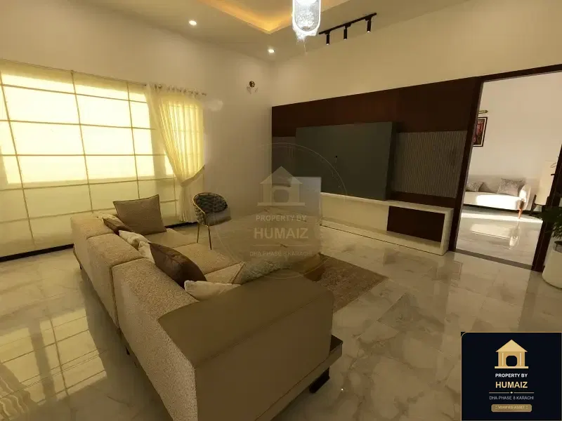 500 Sq. Yd. 6-Bedroom Luxury Villa (West Open, 6 Bath, Residence 7) in Khayaban-e-Shujaat For Sale in DHA Phase 8 Karachi — Photograph 9