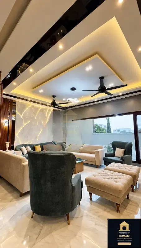 1,000 Sq. Yd. 6-Bedroom Luxury Villa (Basement, 6 Bath, Residence 2) in Khayaban-e-Iqbal For Sale in DHA Phase 8 Karachi — Photograph 17