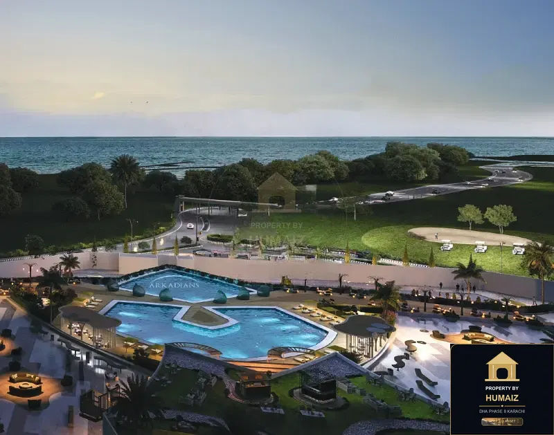 3-Bedroom Luxury Apartment (Private Pool, 3 Bath, Suite 2) at The Arkadians For Sale in DHA Phase 8 Karachi — Photograph 9