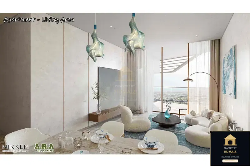 1-Bedroom Luxury Apartment (Private Pool, 1 Bath, Suite 5) at Tower A For Sale in DHA Phase 8 Karachi — Photograph 14