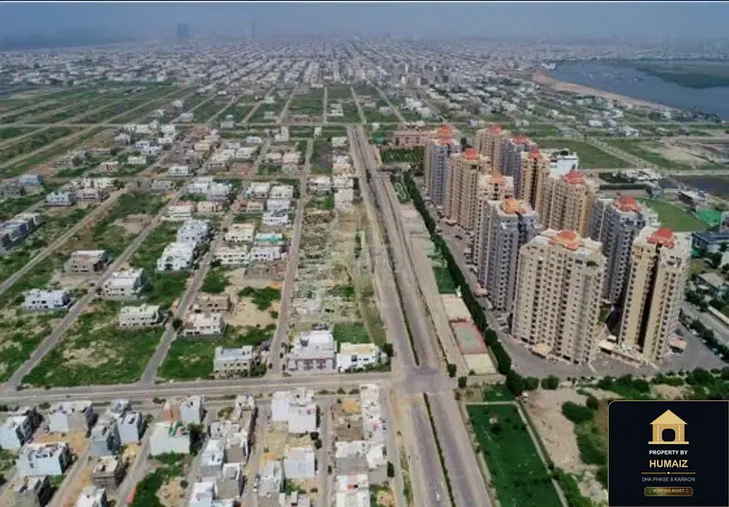500 Sq. Yd. Residential Plot (Parcel 1) on Khayaban-e-Ghalib For Sale in DHA Phase 8 Karachi — Property by Humaiz Architectural Asset