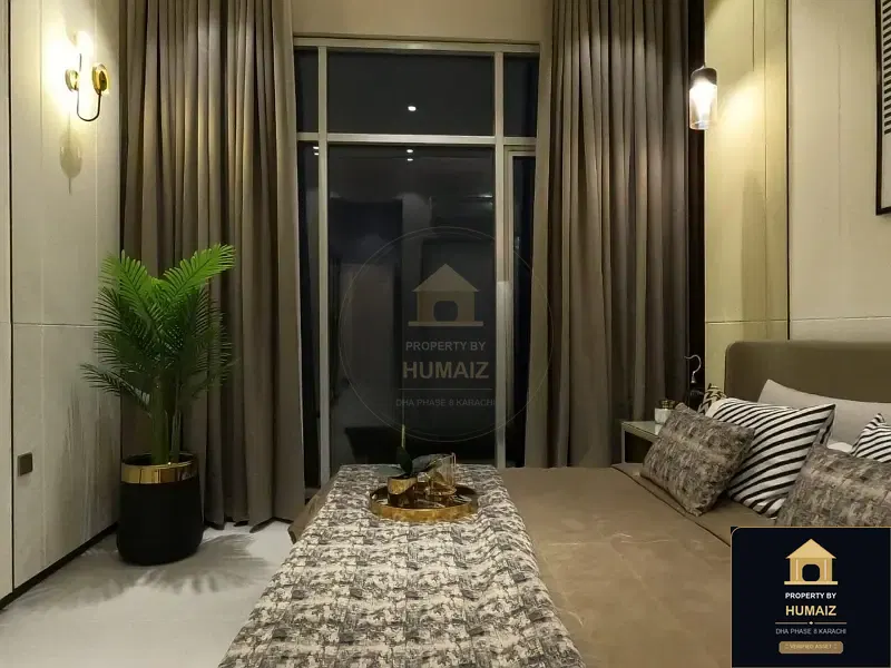 1-Bedroom Luxury Apartment (2 Bath, Suite 10) at HMR Waterfront For Sale in DHA Phase 8 Karachi — Photograph 8
