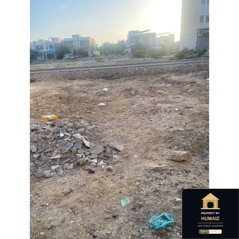 300 Sq. Yd. Residential Plot (Corner, Parcel 44) in Khayaban-e-Sahil For Sale in DHA Phase 8 Karachi — Property by Humaiz Architectural Asset