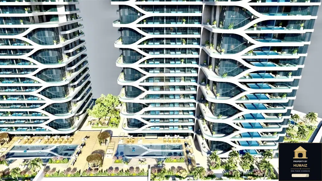 3-Bedroom Luxury Apartment (Corner, 5 Bath, Suite 8) at HMR Waterfront For Sale in DHA Phase 8 Karachi — Photograph 27