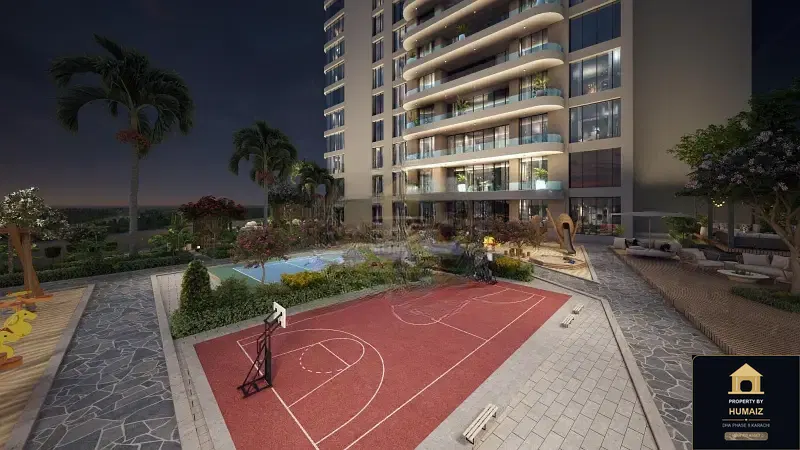 1-Bedroom Luxury Apartment (Sea Facing, 1 Bath, Suite 9) at HMR Waterfront For Sale in DHA Phase 8 Karachi — Photograph 2