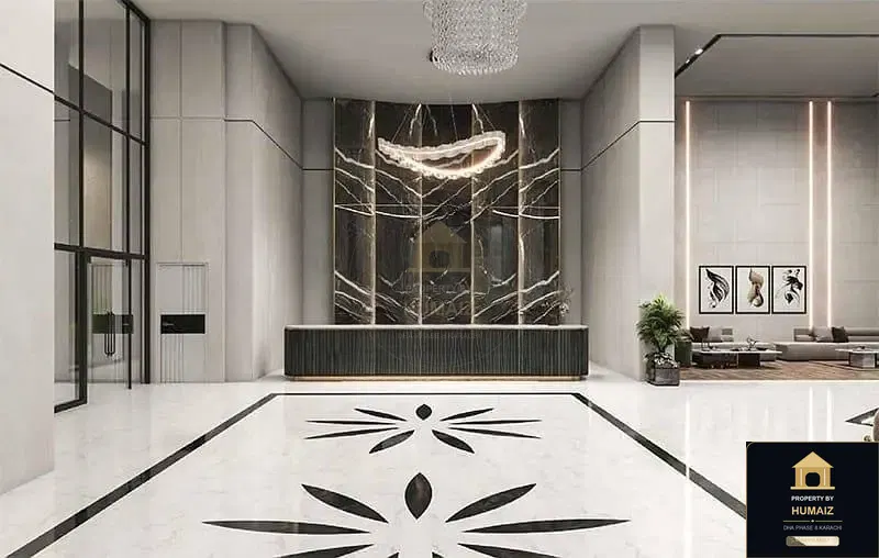 1-Bedroom Luxury Apartment (1 Bath, Suite 64) at HMR Waterfront For Sale in DHA Phase 8 Karachi — Photograph 13