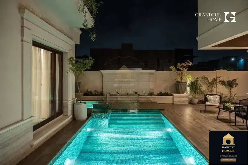 1,000 Sq. Yd. 6-Bedroom Luxury Villa (Private Pool, 7 Bath, Residence 6) in Khayaban-e-Tipu Sultan For Sale in DHA Phase 8 Karachi — Photograph 3