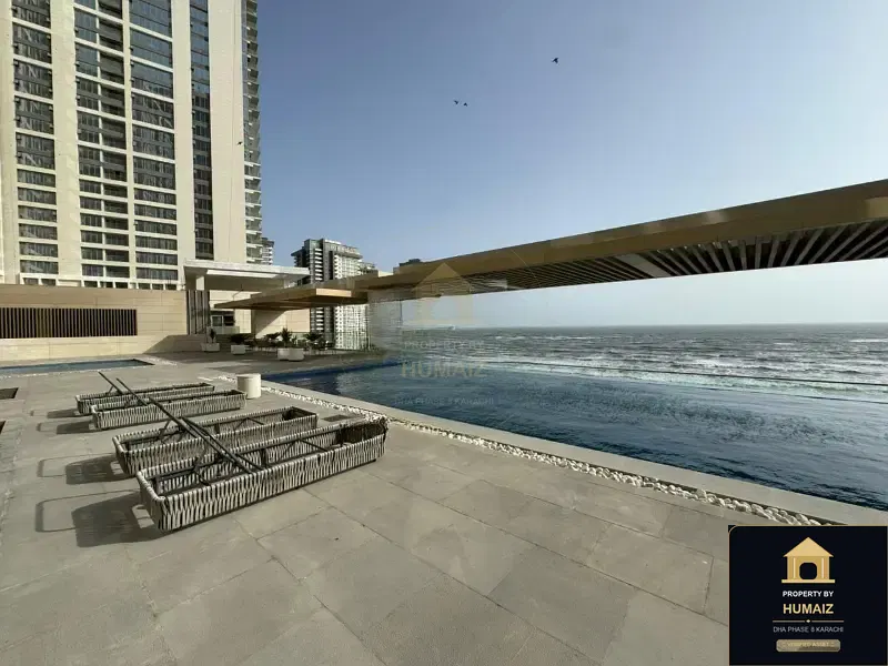 3-Bedroom Luxury Apartment (Sea Facing, 5 Bath, Suite 12) at Panorama For Sale in DHA Phase 8 Karachi — Property by Humaiz Architectural Asset