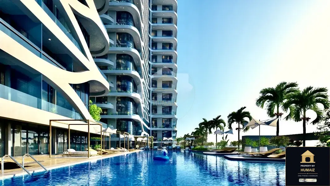 3-Bedroom Luxury Apartment (Corner, 5 Bath, Suite 8) at HMR Waterfront For Sale in DHA Phase 8 Karachi — Photograph 9