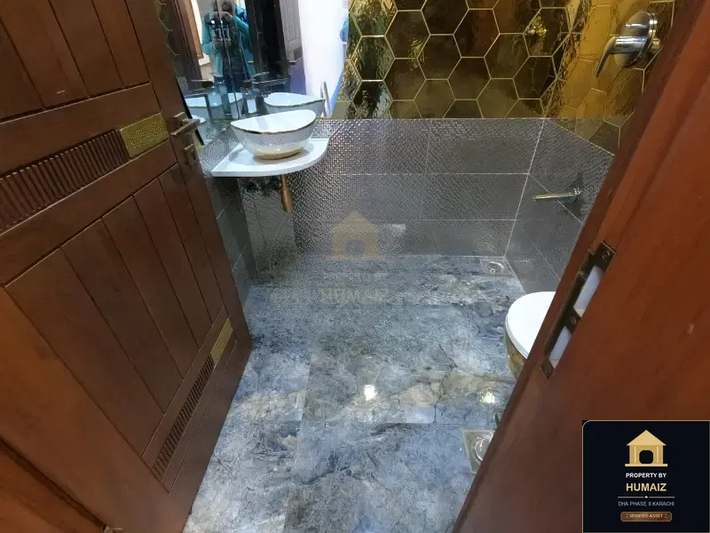 500 Sq. Yd. 5-Bedroom Luxury Villa (Private Pool, 6 Bath, Residence 1) in Zone A For Sale in DHA Phase 8 Karachi — Photograph 13
