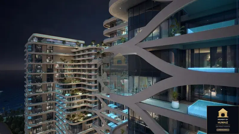 3-Bedroom Luxury Apartment (Sea Facing, 3 Bath, Suite 12) at HMR Waterfront For Sale in DHA Phase 8 Karachi — Photograph 3