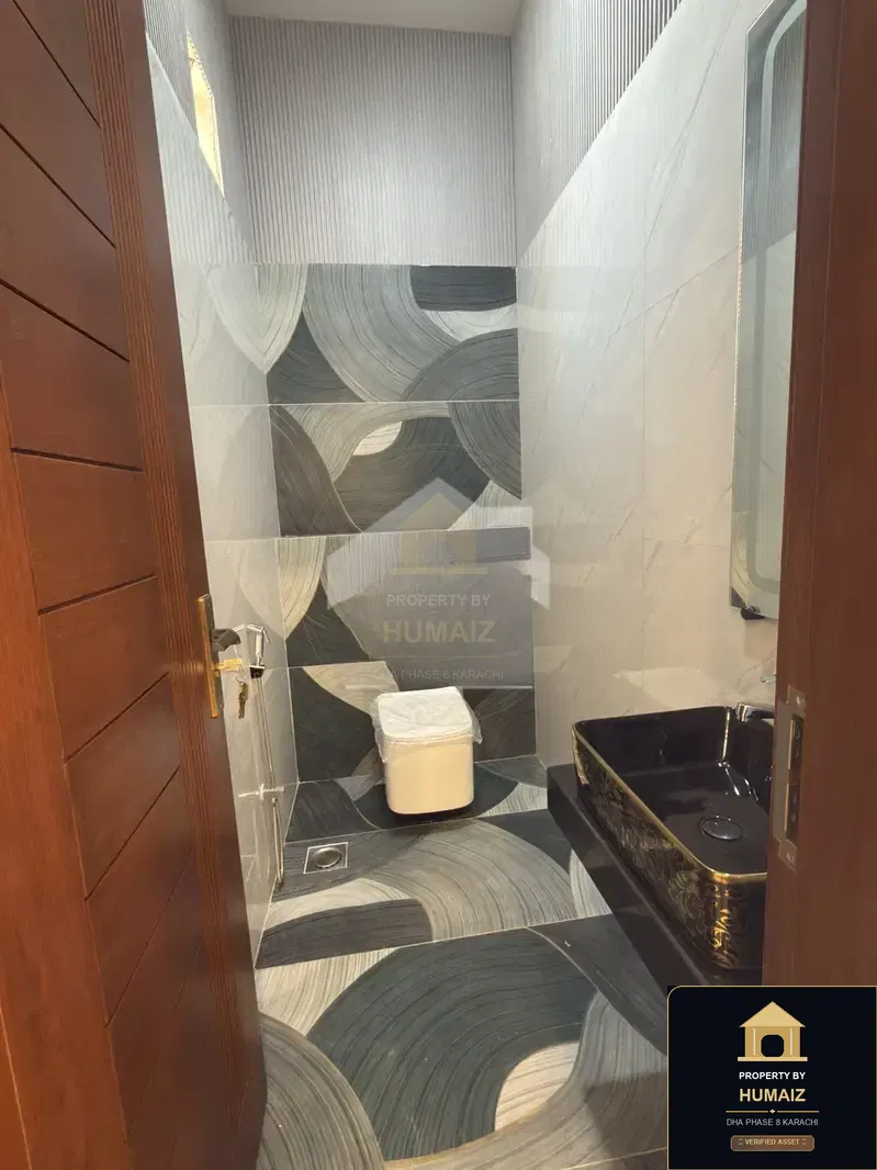 100 Sq. Yd. 5-Bedroom Luxury Villa (West Open, 6 Bath, Residence 1) in DHA Phase 8 For Sale in DHA Phase 8 Karachi — Property by Humaiz Architectural Asset