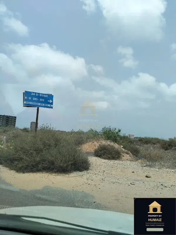 1,000 Sq. Yd. Residential Plot (West Open, Parcel 4) in Zone D For Sale in DHA Phase 8 Karachi — Photograph 3