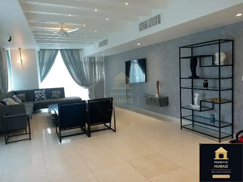 3-Bedroom Luxury Apartment (Sea Facing, 4 Bath, Suite 16) at Pearl Towers For Rent in DHA Phase 8 Karachi — Photograph 12