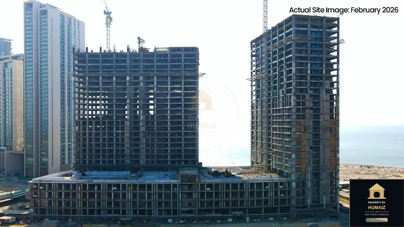 3-Bedroom Luxury Apartment (Sea Facing, 4 Bath, Suite 4) at Panorama For Sale in DHA Phase 8 Karachi — Property by Humaiz Architectural Asset