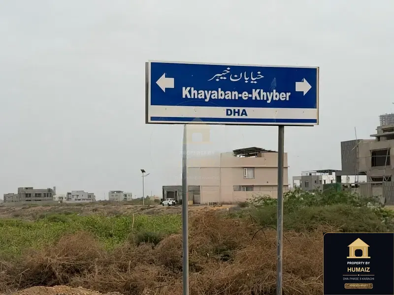 666 Sq. Yd. Residential Plot (West Open, Parcel 5) in Zone E For Sale in DHA Phase 8 Karachi — Property by Humaiz Architectural Asset