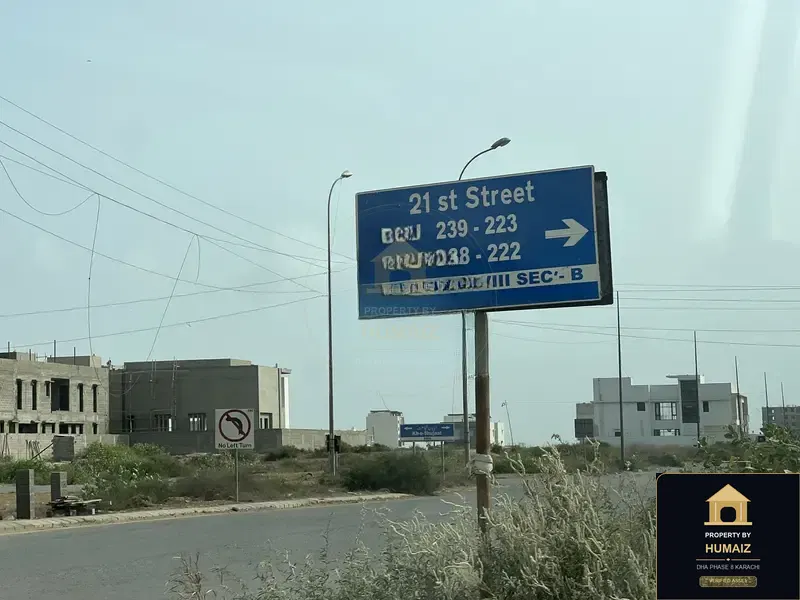 500 Sq. Yd. Residential Plot (West Open, Parcel 3) in Khayaban-e-Ghalib For Sale in DHA Phase 8 Karachi — Photograph 2