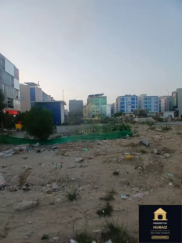 500 Sq. Yd. Commercial Plot on Zulfiqar Commercial For Sale in DHA Phase 8 Karachi — Property by Humaiz Architectural Asset