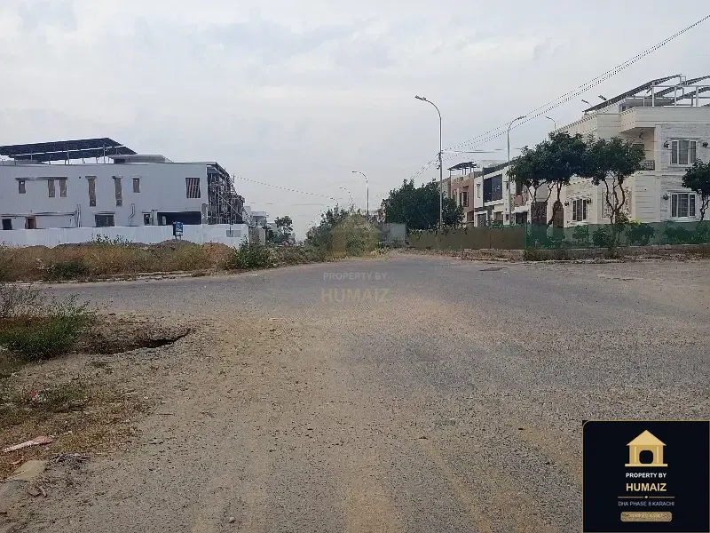 500 Sq. Yd. Residential Plot (West Open, Parcel 10) in Khayaban-e-Shujaat For Sale in DHA Phase 8 Karachi — Photograph 2