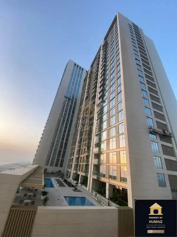 1-Bedroom Luxury Apartment at The Views North Tower For Rent in DHA Phase 8 Karachi — Property by Humaiz Architectural Asset