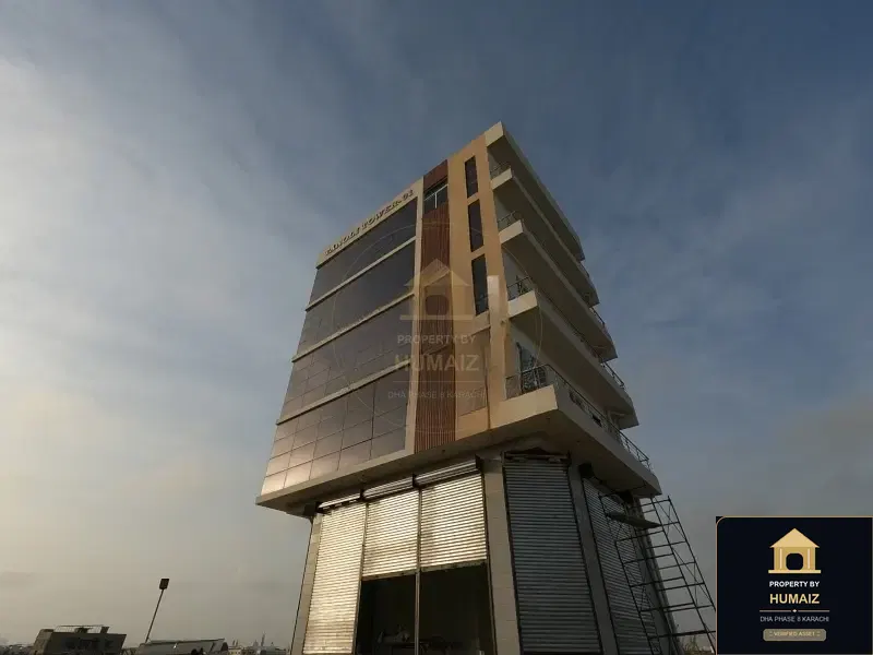 100 Sq. Yd. Commercial Building on Peninsula Commercial For Sale in DHA Phase 8 Karachi — Property by Humaiz Architectural Asset