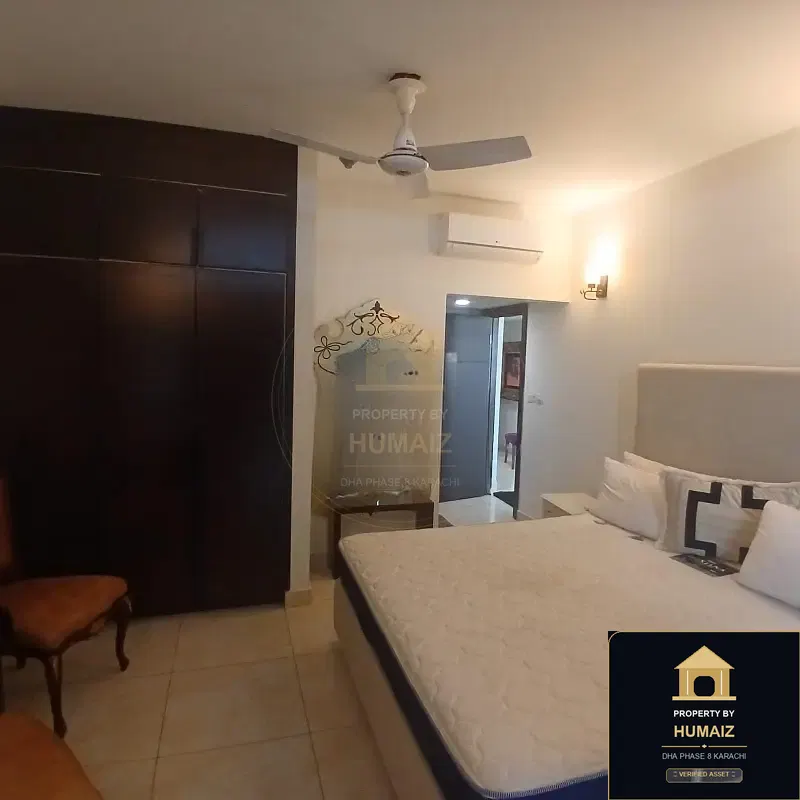 3-Bedroom Luxury Apartment (Private Pool, 4 Bath, Suite 24) at Pearl Towers For Rent in DHA Phase 8 Karachi — Photograph 19
