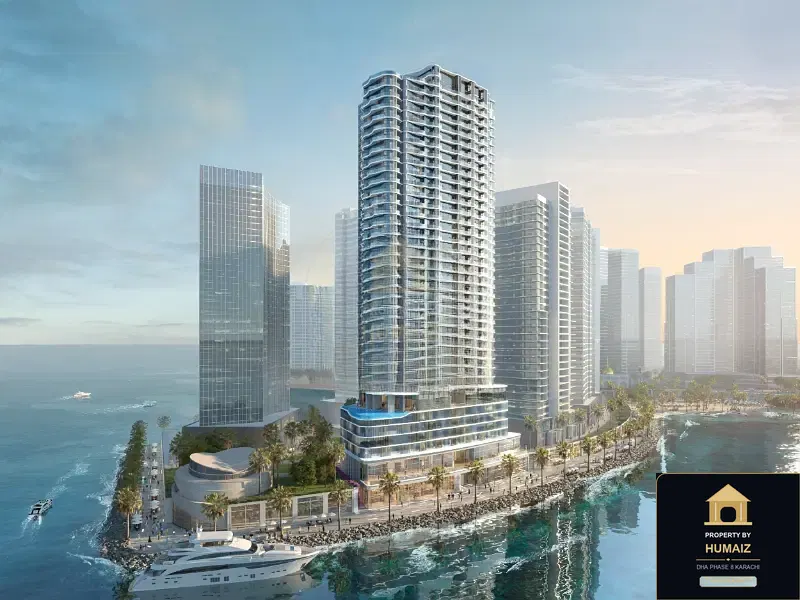1-Bed Luxury Penthouse (Sea Facing, 2 Bath, Suite 2) at Tower C For Sale in DHA Phase 8 Karachi — Photograph 2