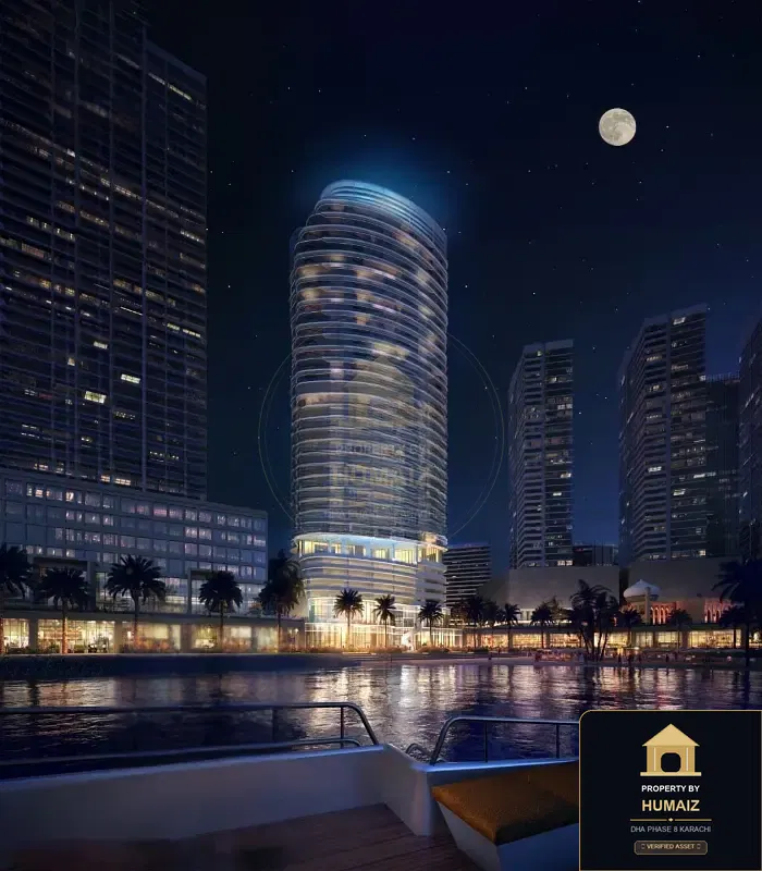 2-Bedroom Luxury Apartment (Sea Facing, 2 Bath, Suite 19) at HMR Waterfront For Sale in DHA Phase 8 Karachi — Property by Humaiz Architectural Asset