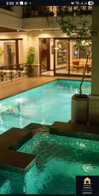1,000 Sq. Yd. 6-Bedroom Luxury Villa (Private Pool, 6 Bath, Residence 17) in Zone A For Sale in DHA Phase 8 Karachi — Photograph 3