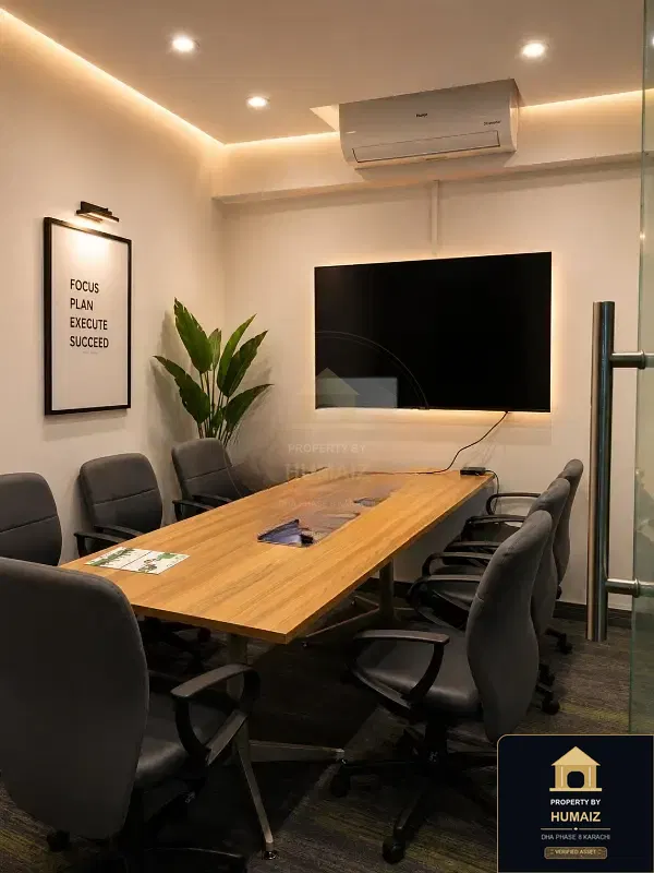 111 Sq. Yd. Corporate Office Space (1 Bath, Unit 8) on Al-Murtaza Commercial For Rent in DHA Phase 8 Karachi — Photograph 9