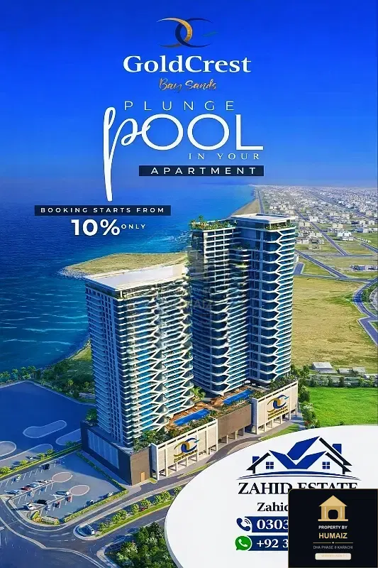 2-Bedroom Luxury Apartment (Sea Facing, 2 Bath, Suite 27) at HMR Waterfront For Sale in DHA Phase 8 Karachi — Photograph 5
