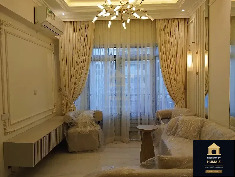 3-Bedroom Luxury Apartment (Brand New, 3 Bath, Suite 44) on Al-Murtaza Commercial For Sale in DHA Phase 8 Karachi — Property by Humaiz Architectural Asset