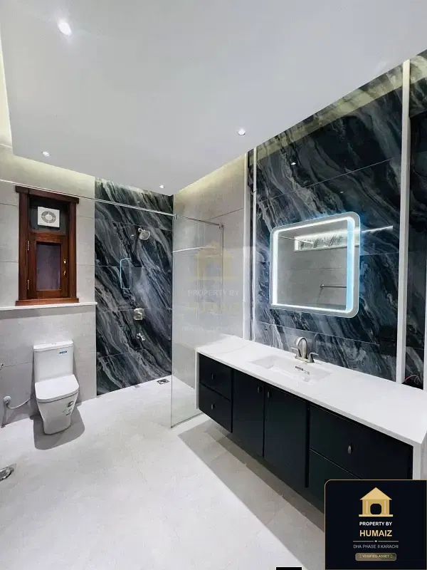 500 Sq. Yd. 6-Bedroom Luxury Villa (Private Pool, 6 Bath, Residence 2) in Zone A For Rent in DHA Phase 8 Karachi — Property by Humaiz Architectural Asset