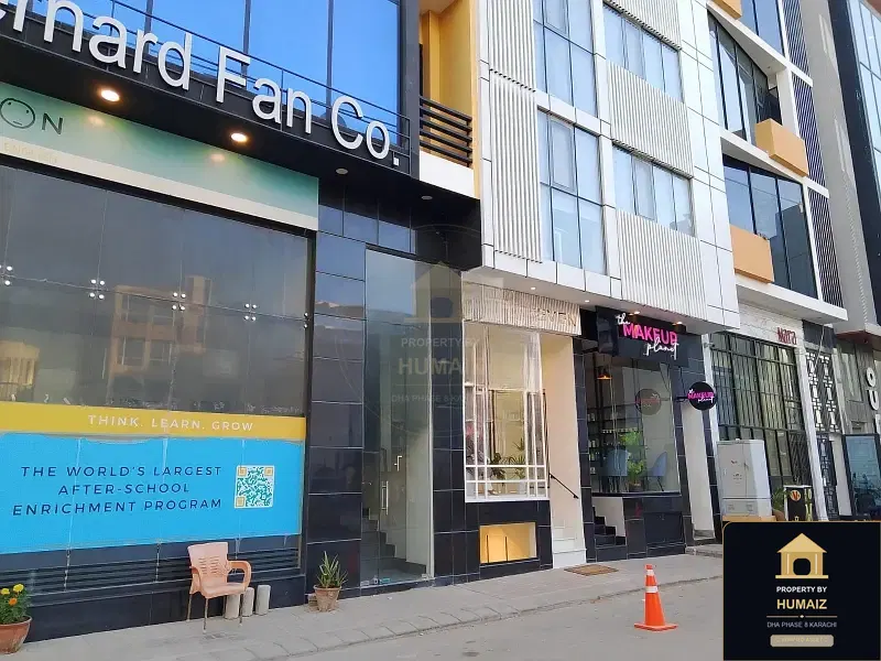 94 Sq. Yd. Commercial Retail Shop (Basement, Unit 2) on Al-Murtaza Commercial For Rent in DHA Phase 8 Karachi — Property by Humaiz Architectural Asset