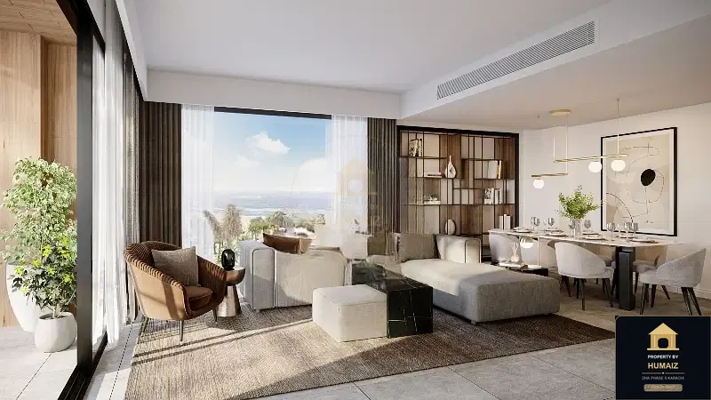 1-Bedroom Luxury Apartment (Private Pool, 2 Bath, Suite 4) at Park Edge For Sale in DHA Phase 8 Karachi — Photograph 2