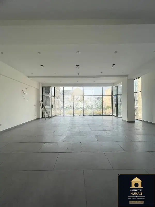 100 Sq. Yd. Commercial Retail Shop (Corner, Unit 1) on Al-Murtaza Commercial For Rent in DHA Phase 8 Karachi — Property by Humaiz Architectural Asset