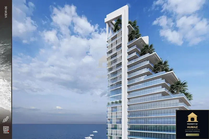 3-Bedroom Luxury Apartment (Sea Facing, 3 Bath, Suite 47) at HMR Waterfront For Sale in DHA Phase 8 Karachi — Photograph 19
