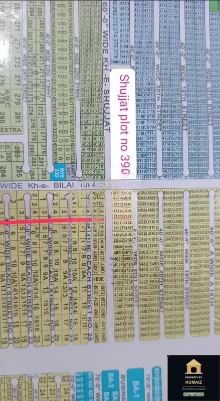 500 Sq. Yd. Residential Plot (Parcel 35) in DHA Phase 8 For Sale in DHA Phase 8 Karachi — Property by Humaiz Architectural Asset
