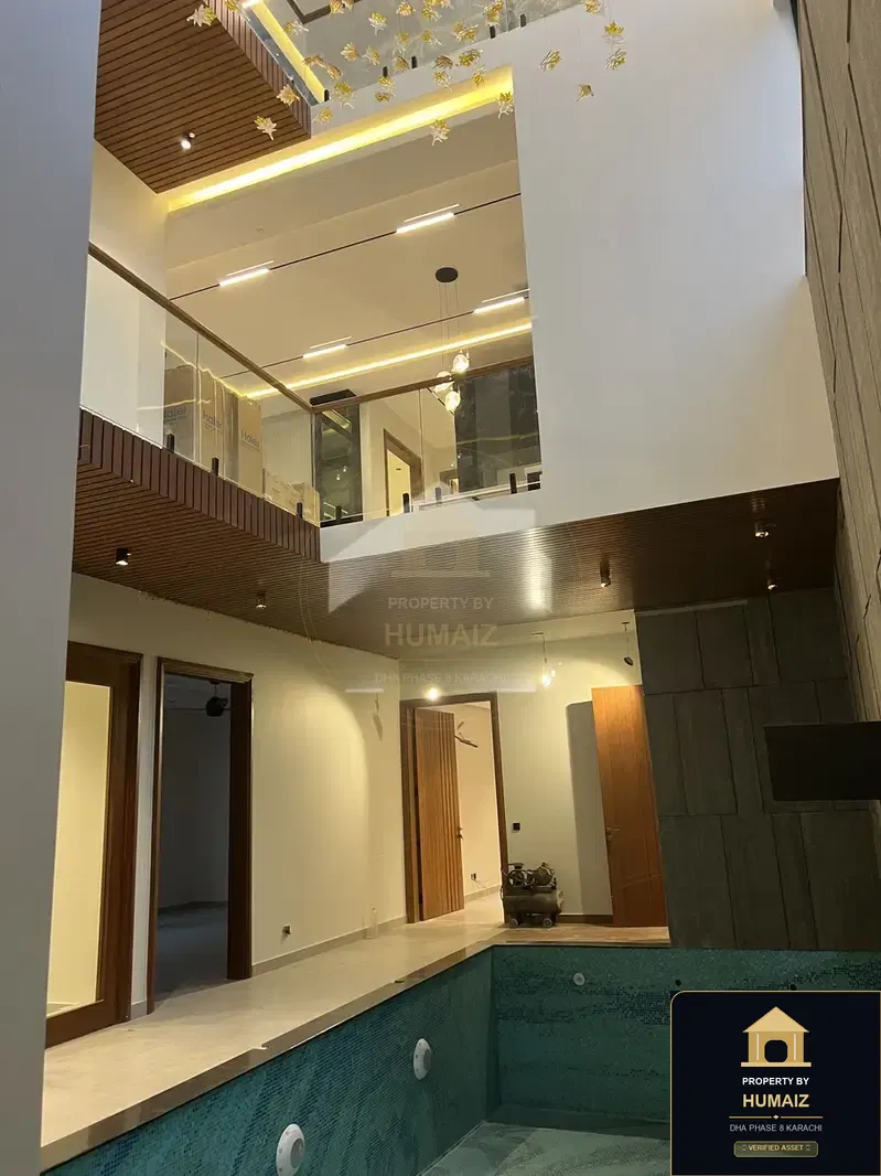 500 Sq. Yd. 6-Bedroom Luxury Villa (Private Pool, 6 Bath, Residence 5) at Creek Vistas For Sale in DHA Phase 8 Karachi — Photograph 36