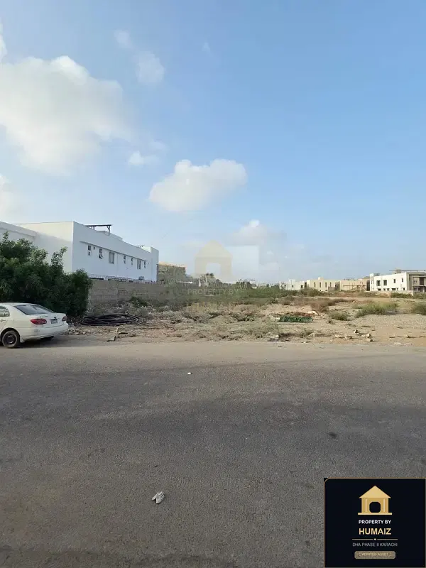 500 Sq. Yd. Residential Plot (West Open, Parcel 14) in Khayaban-e-Shujaat For Sale in DHA Phase 8 Karachi — Property by Humaiz Architectural Asset