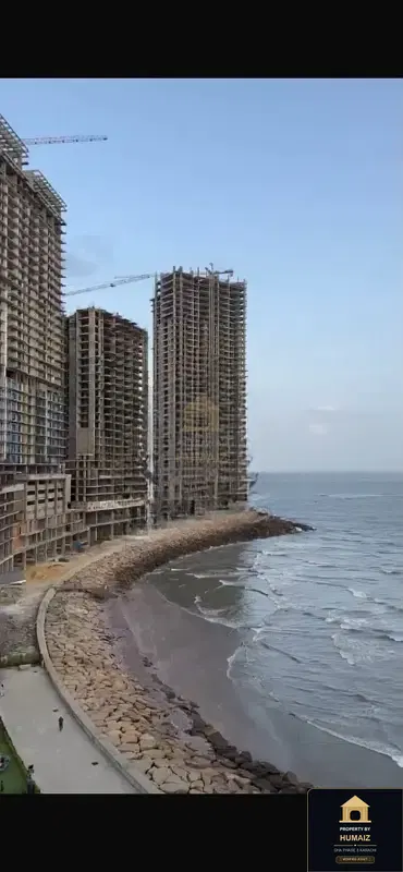 2-Bedroom Luxury Apartment (Sea Facing, 4 Bath, Suite 10) at Reef Towers For Sale in DHA Phase 8 Karachi — Property by Humaiz Architectural Asset