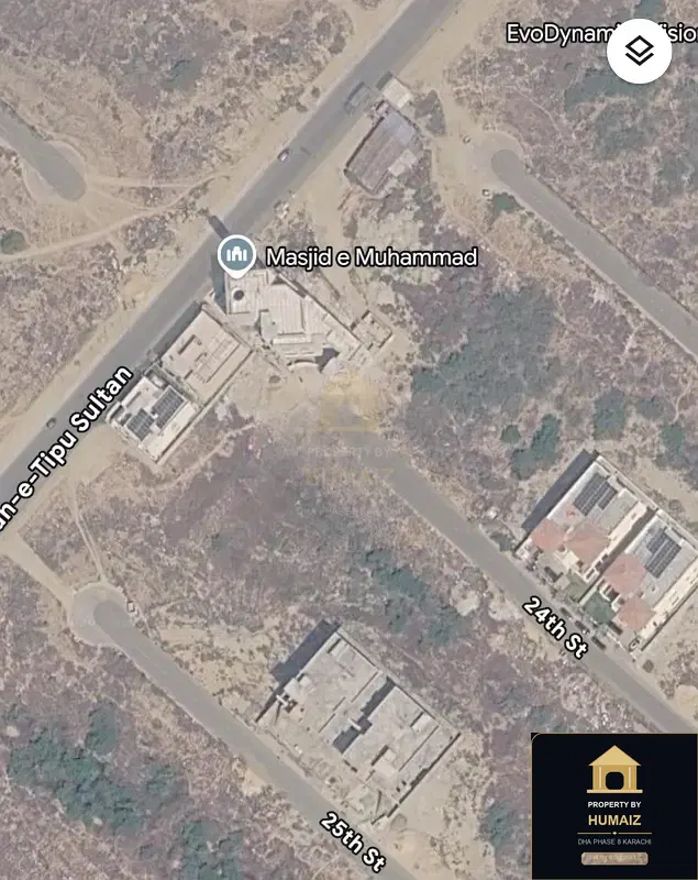 1,000 Sq. Yd. Residential Plot (Parcel 36) in Zone E For Sale in DHA Phase 8 Karachi — Property by Humaiz Architectural Asset