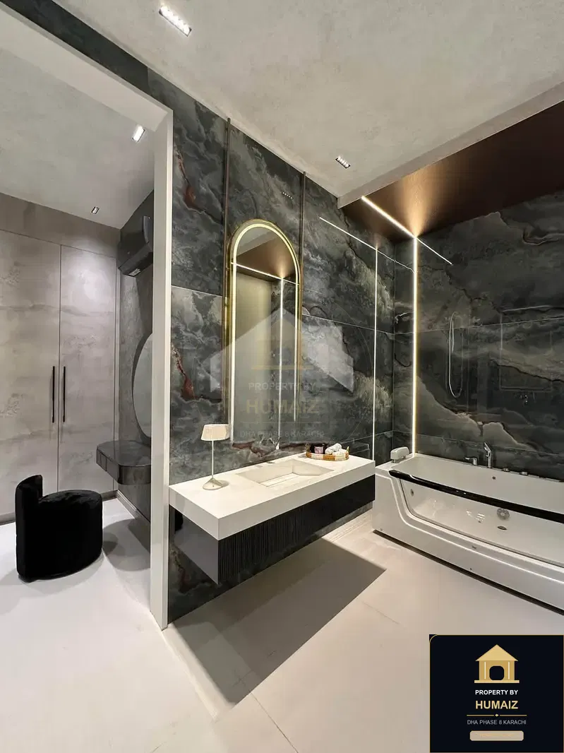 500 Sq. Yd. 5-Bedroom Luxury Villa (Basement, 6 Bath, Residence 2) in Zone A For Rent in DHA Phase 8 Karachi — Photograph 17