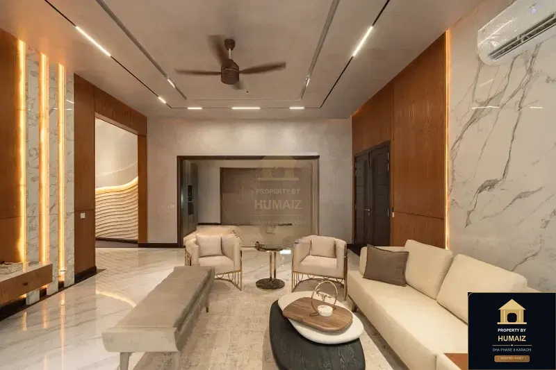 1,000 Sq. Yd. 6-Bedroom Luxury Villa (Private Pool, 6 Bath, Residence 2) in Zone B For Sale in DHA Phase 8 Karachi — Property by Humaiz Architectural Asset